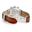 腕時計 モンブラン Montblanc ヘリテイジ クロノメトリー 128671 自動巻き メンズ クロノグラフ スモールセコンド ブラウン