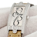 腕時計 ハリーウィンストン Harry Winston アヴェニューC ミニ 332LQWL.W/D3.1 クオーツ レディース K18WG無垢 純正ダイヤ 角型 シルバー