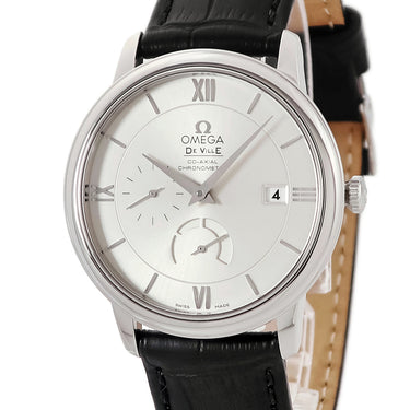 腕時計 オメガ OMEGA デ ヴィル プレステージ パワーリザーブ CO-AXIAL クロノメーター 424.13.40.21.02.001 自動巻き メンズ