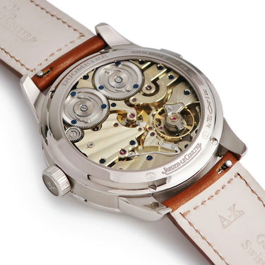 腕時計 ジャガールクルト JAEGER LECOULTRE デュオメトル カンティエーム ルネール Q6043420 602.3.24.S 手巻き メンズ K18WG無垢 デイト