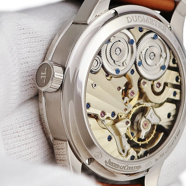 腕時計 ジャガールクルト JAEGER LECOULTRE デュオメトル カンティエーム ルネール Q6043420 602.3.24.S 手巻き メンズ K18WG無垢 デイト