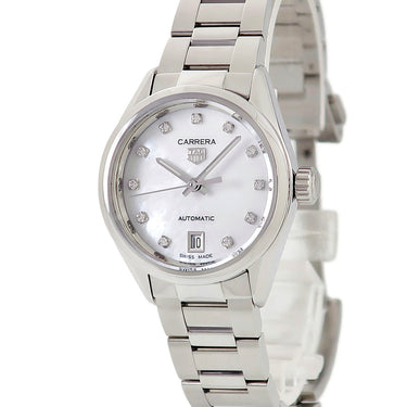 腕時計 タグホイヤー TAG Heuer カレラ キャリバー9 デイト WBN2412.BA0621 自動巻き レディース 純正ダイヤ シェル デイト