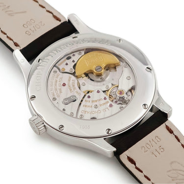 腕時計 ショパール CHOPARD L.U.C. クアトロ マーク2 161905-1001 自動巻き メンズ K18WG無垢 デイト スモールセコンド ギョウシェ