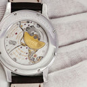 腕時計 ショパール CHOPARD L.U.C. クアトロ マーク2 161905-1001 自動巻き メンズ K18WG無垢 デイト スモールセコンド ギョウシェ