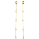 ティファニー Tiffany & Co バイザヤード イエローゴールド K18YG ダイヤモンド ピアス T&Co. Au750 18K 18金 エルサ ペレッティ 4P 4粒 4石 ダイヤ ドロップピアス