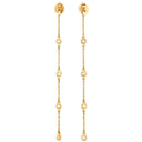 ティファニー Tiffany & Co バイザヤード イエローゴールド K18YG ダイヤモンド ピアス T&Co. Au750 18K 18金 エルサ ペレッティ 4P 4粒 4石 ダイヤ ドロップピアス