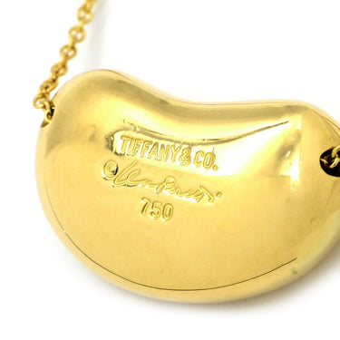 ティファニー Tiffany & Co ビーン デザイン ペンダント イエローゴールド K18YG ネックレス 750YG 18金 エルサペレッティ