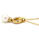 ティファニー Tiffany & Co ドアノック ペンダント イエローゴールド K18YG ダイヤモンド パール ネックレス T&Co. Au750 18K 18金 ダイヤ パール