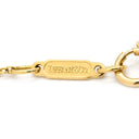 ティファニー Tiffany & Co ドアノック ペンダント イエローゴールド K18YG ダイヤモンド パール ネックレス T&Co. Au750 18K 18金 ダイヤ パール