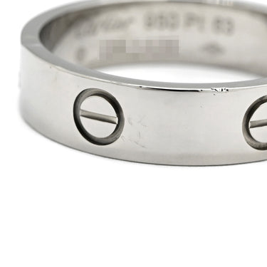 カルティエ Cartier ラブリング プラチナシルバー Pt950 #63 リング 指輪 プラチナ 22号