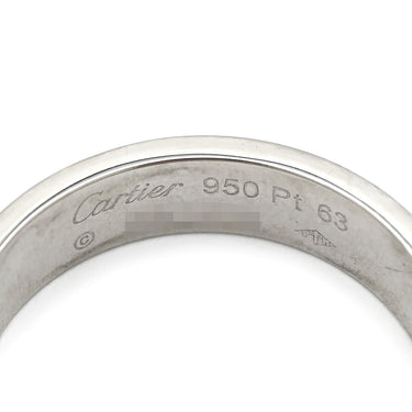 カルティエ Cartier ラブリング プラチナシルバー Pt950 #63 リング 指輪 プラチナ 22号