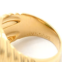 ブルガリ BVLGARI ドッピオ バチェラート イエローゴールド K18YG グリーントルマリン アメジスト リング 指輪 750 18金 18K 2カラー 9号