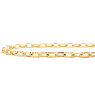 ティファニー Tiffany & Co チェーンネックレス イエローゴールド K14YG ネックレス ツイストチェーン 585YG