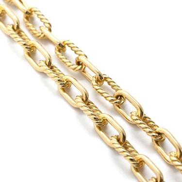 ティファニー Tiffany & Co チェーンネックレス イエローゴールド K14YG ネックレス ツイストチェーン 585YG