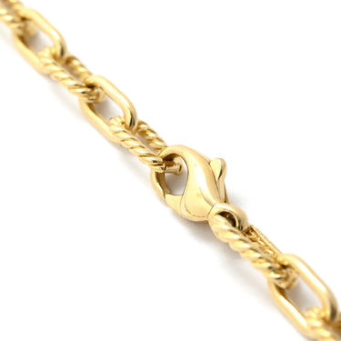 ティファニー Tiffany & Co チェーンネックレス イエローゴールド K14YG ネックレス ツイストチェーン 585YG