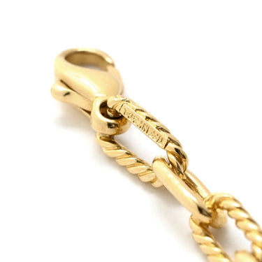 ティファニー Tiffany & Co チェーンネックレス イエローゴールド K14YG ネックレス ツイストチェーン 585YG