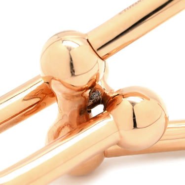 ティファニー Tiffany & Co ハードウェア エクストララージリンク ピンクゴールド K18PG ピアス T&Co. Au750 18K 18金 ドロップピアス ボールリング