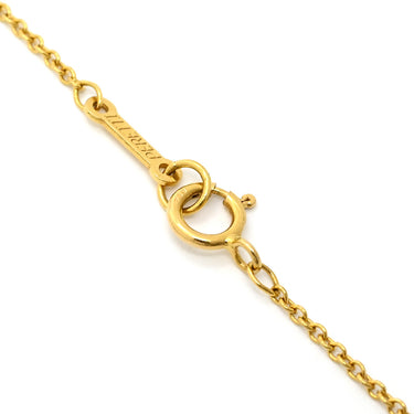 ティファニー Tiffany & Co リーフ イエローゴールド K18YG ネックレス エルサ・ペレッティ 750 18K イエローゴールド T&Co.