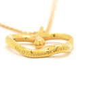 ティファニー Tiffany & Co アップル イエローゴールド K18YG ネックレス エルサペレッティ Au750 YG