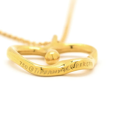 ティファニー Tiffany & Co アップル イエローゴールド K18YG ネックレス エルサペレッティ Au750 YG