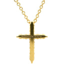 ティファニー Tiffany & Co ミニクロス ダイヤ ペンダント イエローゴールド K18YG ダイヤモンド ネックレス T&Co. Au750 18K 18金 11P 11石 十字架 スモールクロス ロザリオ