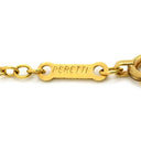 ティファニー Tiffany & Co ダブルループ イエローゴールド K18YG ネックレス エルサペレッティ 750 18金