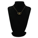 ティファニー Tiffany & Co ダブルループ イエローゴールド K18YG ネックレス エルサペレッティ 750 18金