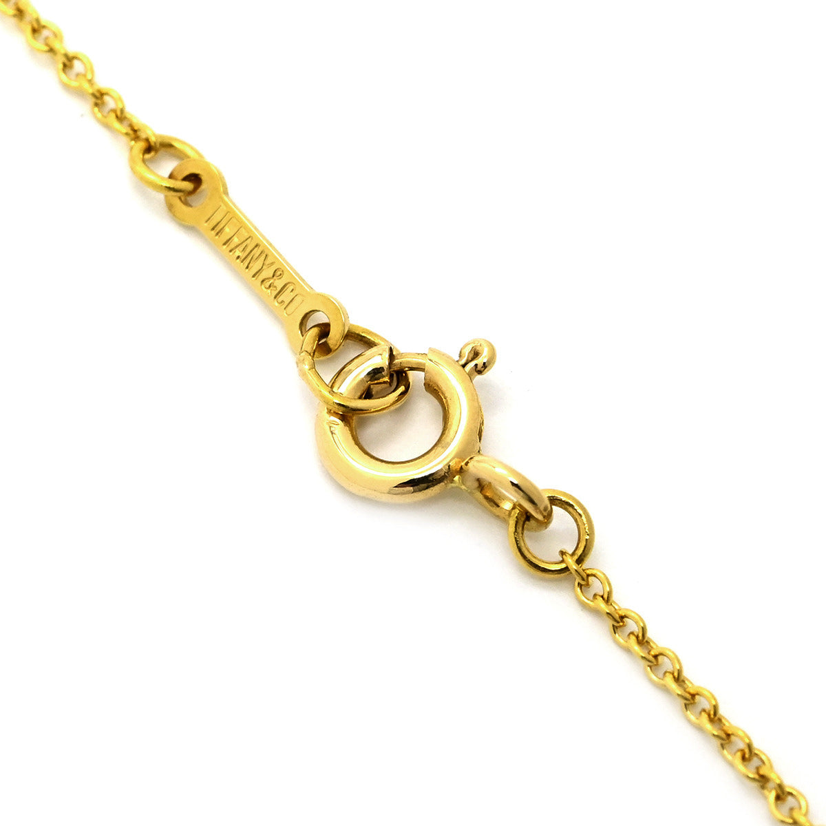 ティファニー 750 K18YG ネックレス キス X ティファニー Tiffany & Co Xペンダント キス イエローゴールド