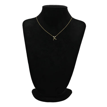 ティファニー Tiffany & Co Xペンダント キス イエローゴールド K18YG ネックレス パロマピカソ 750 18K イエローゴールド T&Co.