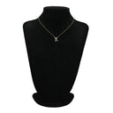 ティファニー Tiffany & Co Xペンダント キス ダイヤ イエローゴールドXプラチナシルバー K18YG Pt950 ダイヤモンド ネックレス パロマピカソ