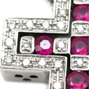 ダミアーニ DAMIANI ベルエポック S 20039534 ホワイトゴールド K18WG ダイヤモンド ルビー ネックレス ペンダント 750 18金 ダイヤ ルビー クロス 十字架