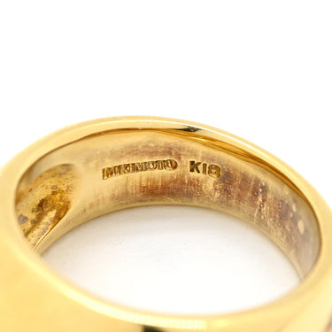ミキモト MIKIMOTO ゴールドリング イエローゴールド K18YG リング 指輪 K18 18金 YG イエローゴールド 8号