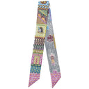 エルメス HERMES ツイリー ジョーヌ×ヴェール×フューシャ シルク スカーフ 新品 未使用【SUPER SILK QUEST/スーパー シルク クエスト】