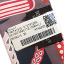 エルメス HERMES ツイリー アントラシット×コーラル シルク スカーフ 新品 未使用【FANTAISIE D'ETRIERS/鎧の幻想】