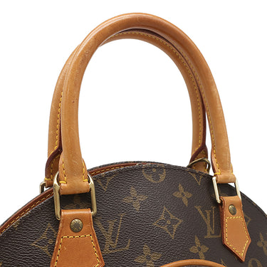ルイヴィトン LOUIS VUITTON エリプス PM M51127 モノグラム モノグラムキャンバス ハンドバッグ ゴールド金具 茶 鍵/パドロック欠品