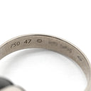 カルティエ Cartier トリニティ クラシック セラミック B4095647 ホワイトゴールドXブラック K18WG セラミック #47(JP7) リング 指輪 750 18K 7号