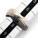 カルティエ Cartier トリニティ クラシック セラミック B4095647 ホワイトゴールドXブラック K18WG セラミック #47(JP7) リング 指輪 750 18K 7号