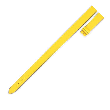 エルメス HERMES 純正 イエロー レザー 腕時計パーツ 新品未使用 レザー ベルト バンド ストラップ ブレスレット 19ｍｍ 黄 イエロー ドゥブルトゥール 替え 予備