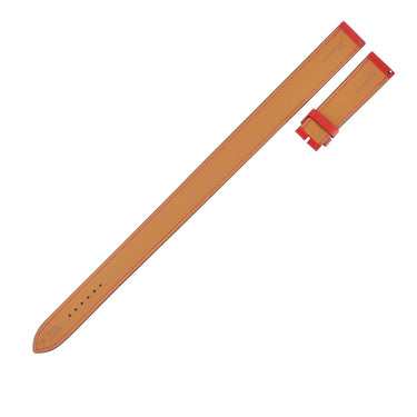 エルメス HERMES 純正 レッド レザー 腕時計パーツ 新品未使用 レザー ベルト バンド ストラップ ブレスレット 19ｍｍ 赤 レッド ドゥブルトゥール 替え 予備