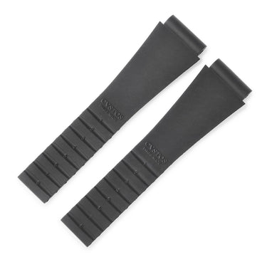 クストス CVSTOS 純正 チャレンジ用 ラバーバンド ブラック ラバー 腕時計パーツ 新品未使用 替え ベルト ストラップ 本革 26mm ブラック 黒