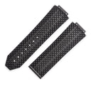 ウブロ HUBLOT 純正 ビッグバン 301用 ラバーバンド ブラック ラバー 腕時計パーツ 未使用 替え ベルト ストラップ 予備 交換 スペア 部品 25mm ブラック 黒