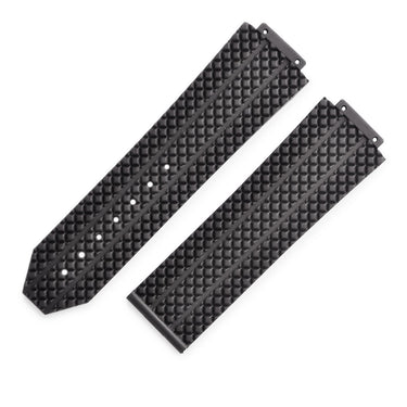 ウブロ HUBLOT 純正 ビッグバン 301用 ラバーバンド ブラック ラバー 腕時計パーツ 未使用 替え ベルト ストラップ 予備 交換 スペア 部品 25mm ブラック 黒