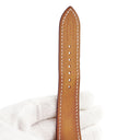 エルメス HERMES 純正 アップルウォッチ 38 40 41 mm用 ブラウン レザー ステンレススチール 腕時計パーツ 新品同様 レザー ベルト 32ｍｍ 茶 尾錠付き