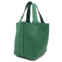 エルメス HERMES ピコタンロックPM ヴェールモワイヤン トリヨンクレマンス ハンドバッグ シルバー金具 新品 未使用 緑