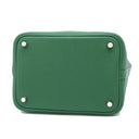 エルメス HERMES ピコタンロックPM ヴェールモワイヤン トリヨンクレマンス ハンドバッグ シルバー金具 新品 未使用 緑