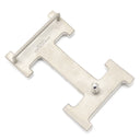 エルメス HERMES Hバックル #90 エタン×クレ ヴォーエプソン #90 ベルト シルバー金具 オフホワイト リバーシブル