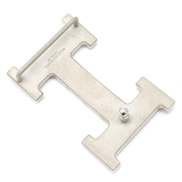 エルメス HERMES Hバックル #90 エタン×クレ ヴォーエプソン #90 ベルト シルバー金具 オフホワイト リバーシブル