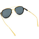 ルイヴィトン LOUIS VUITTON LV プレイ パイロット 55□22 Z1494U ブラック×ゴールド プラスチック GP サングラス ゴールド金具 黒 ティアドロップ