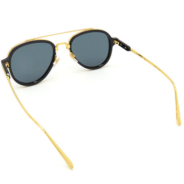 ルイヴィトン LOUIS VUITTON LV プレイ パイロット 55□22 Z1494U ブラック×ゴールド プラスチック GP サングラス ゴールド金具 黒 ティアドロップ