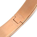 エルメス HERMES クリックH GM ピンクゴールド GP エナメル ブレスレット レオパード Hブレス クリッククラック